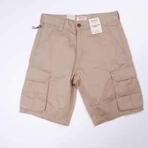 NEW Signature Levi Strauss‎ Cargo Shorts Relaxed Fit Above Knee Mens Size 28